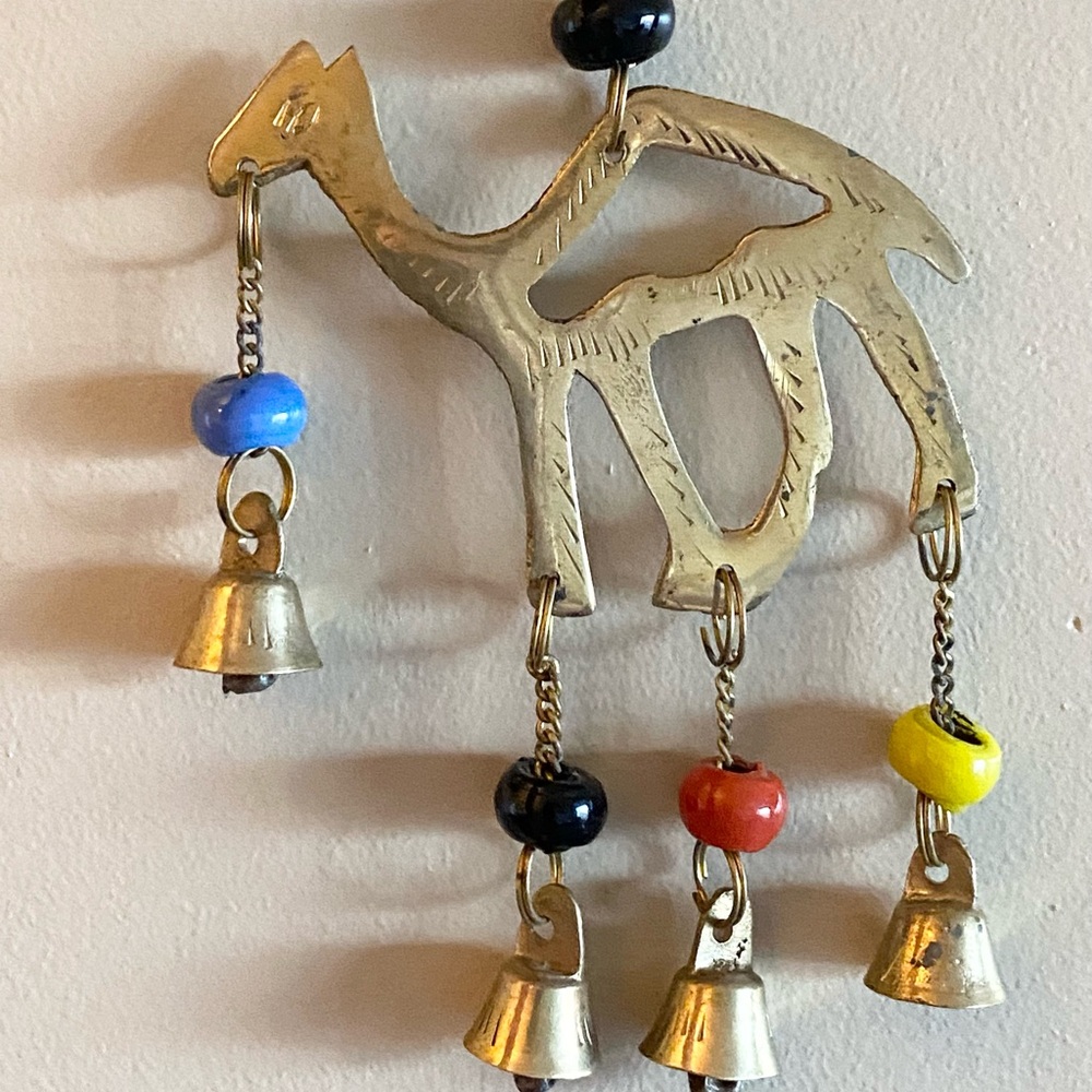 Vintage Brass Camel Ornament